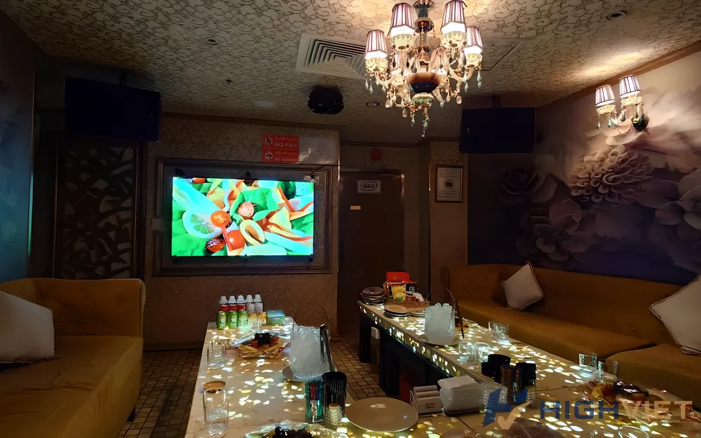 가라오케 방 안 모습